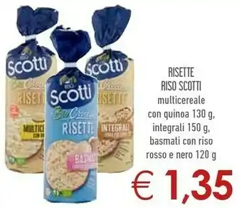 Conad Riso Scotti - Risette 130 G(ml) offerta