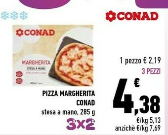 Conad Conad Pizza Margherita offerta