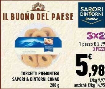Conad Conad Torcetti Piemontesi Sapori & Dintorni offerta