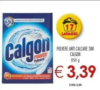 Conad Calgon Power Polvere 3in1 Anticalcare 850g offerta