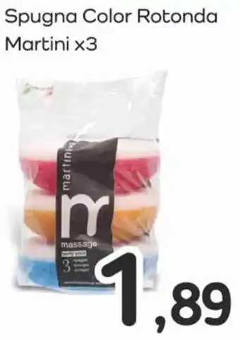 Famila Superstore Spugna Color Rotonda Martini x3 offerta