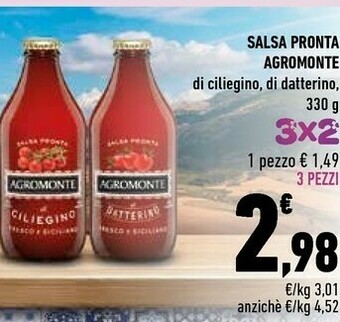 Conad Agromonte Salsa Pronta offerta