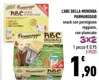 Conad Parmareggio L'ABC Della Merenda Con Snack offerta