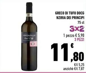 Conad Nziria Dei Principi Greco Di Tufo Docg offerta
