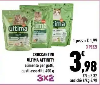 Conad Ultima Affinity Croccanti Alimanto Per Gatti offerta