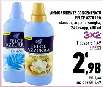 Conad Felce Azzurra Ammorbidente Concentrato offerta