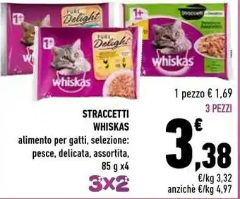 Conad Whiskas Straccetti Alimento Per Gatti offerta