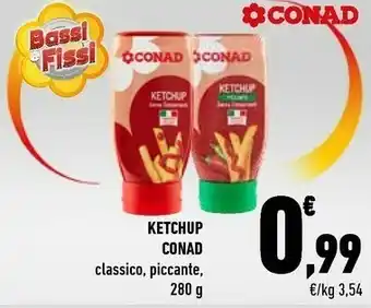 Conad Conad - Ketchup 280 G(ml) offerta