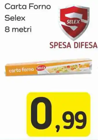 Famila Superstore Carta Forno Selex 8 metri offerta