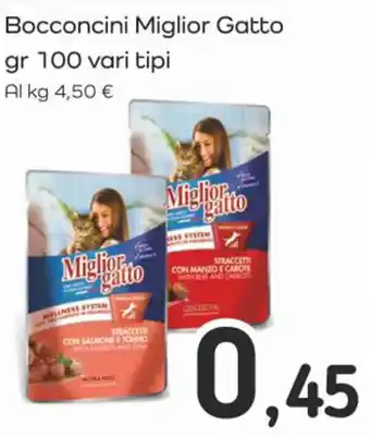 Famila Superstore Bocconcini Miglior Gatto gr 100 vari tipi offerta