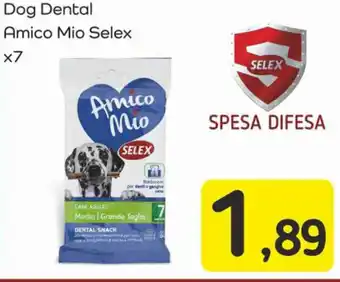 Famila Superstore Dog Dental Amico Mio Selex x7 offerta