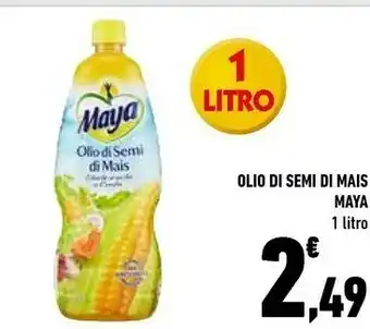 Conad Maya Olio Di Semi Di Mais 1000 G(ml) offerta