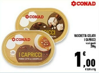 Conad Superstore Conad - I Capricci Triplo Cioccolato 200 G(ml) offerta
