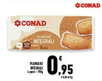 Conad Superstore Plumcake Integrali offerta