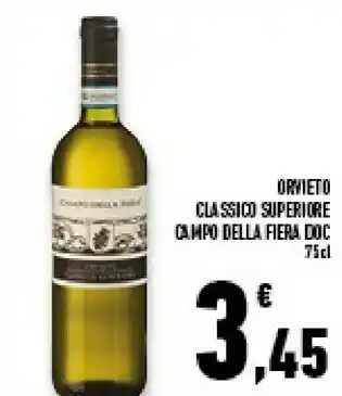 Conad Superstore Campo della fiera Orvietto Classico Superiore Doc 75 Cl offerta