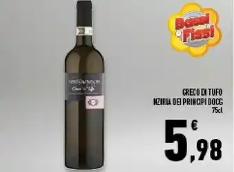 Conad Superstore Nziria Dei Principi Greco Di Tufo Docg 75 Cl offerta