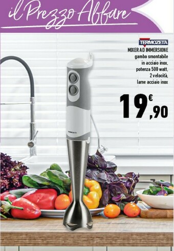 Conad Superstore Termozeta Mixer 500 Inox Frullatore Ad Immersione offerta