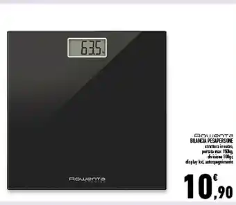 Conad Superstore Rowenta Bilancia Pesapersone offerta