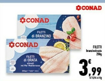 Conad Superstore Conad - Filetti Di Branzino offerta