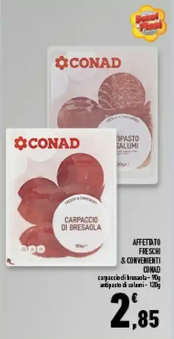 Conad Superstore Affettato Carpaccio Di Bresaola offerta