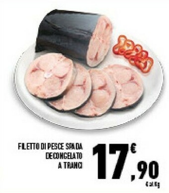Conad Superstore Filetto Di Pesce Spada Decongelato offerta