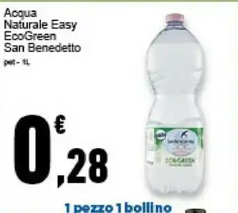 Conad Superstore San Benedetto Acqua Naturale Easy Eco Green offerta
