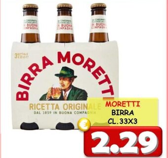 MercADone MORETTI BIRRA CL. 33X3 offerta