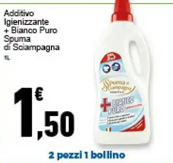 Conad Superstore Spuma di Sciampagna Additivo Igienizzante 1000 Ml offerta