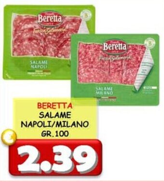 MercADone BERETTA SALAME NAPOLI/MILANO GR.100 offerta