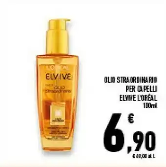 Conad Superstore L'Oreal Paris Elvive Olio Straordinario Per Capelli offerta