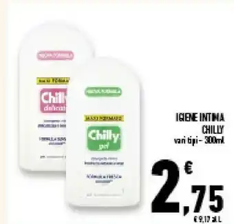 Conad Superstore Chilly Igiene Intima Delicata 300ml offerta