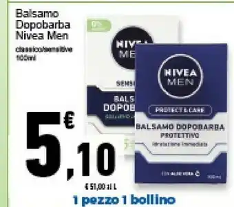 Conad Superstore Nivea 88544 Balsamo Dopobarba 100 Ml offerta