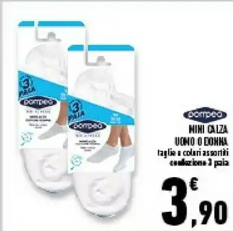 Conad Superstore Pompea Mini Calza Uomo/ Donna offerta