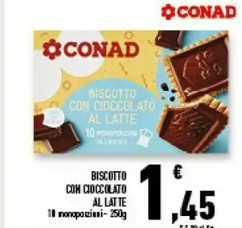 Conad Superstore Conad - Biscotto E Cioccolato Al Latte KIDS 250 G(ml) offerta