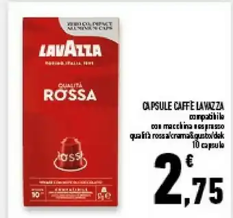 Conad Superstore Lavazza Capsule Caffe offerta