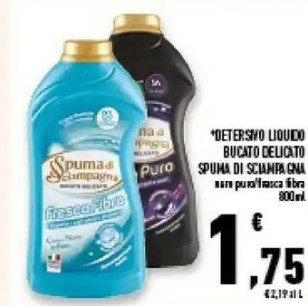 Conad Superstore Spuma di Sciampagna Detersivo Liquido Bucato Delicato offerta