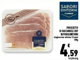 Conad Superstore Prosciutto Di San Daniele Dop offerta