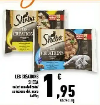 Conad Superstore Sheba Les Creations Cibo Gatti offerta