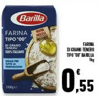 Conad Superstore Barilla Farina Di Grano Tenero Tipo "00" 1000 G(ml) offerta