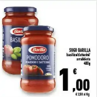 Conad Superstore Barilla Sugo Al Pecorino 400 G(ml) offerta