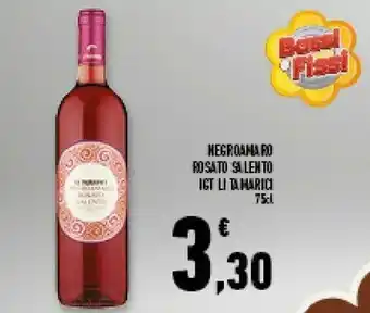Conad Superstore Li tamarici Negroamaro Rosato Salento Igt 75 Cl offerta