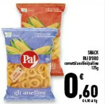 Conad Superstore Pai D'Oro Anellini 125 G(ml) offerta
