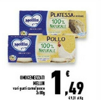 Conad Superstore Mellin Omogeneizzati offerta