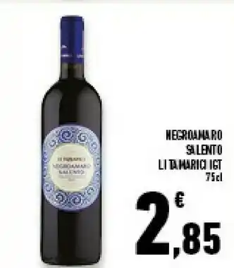 Conad Superstore Li tamarici Negroamaro Salento Igt 75 Cl offerta