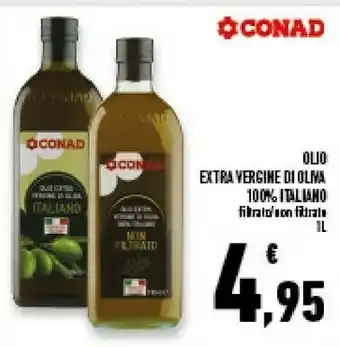 Conad Superstore Conad Olio Extra Vergine Di Oliva Non Filtrata 1000ml offerta
