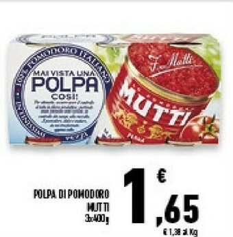 Conad Superstore Mutti Polpa Di Pomodoro 1200 G(ml) offerta