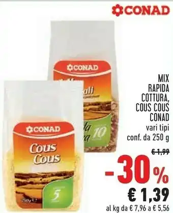 Conad Conad - Cous Cous 250 G(ml) offerta