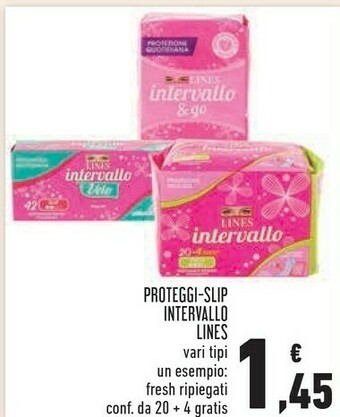 Conad Lines Proteggi-Slip Intervallo offerta