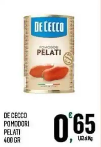 DE CECCO POMODORI PELATI 400 GR