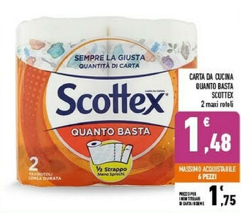 Conad City Scottex Carta Da Cucina Quanto Basta offerta